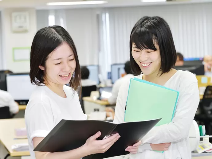 社員同士の距離が近いからこそ、気軽に質問ができるので、着実にスキルアップできます！