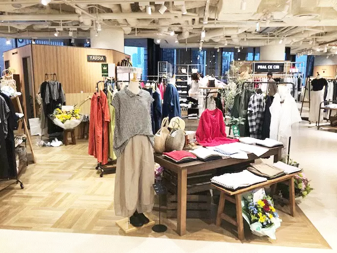 着心地がよく、ずっと身につけていたい商品がたくさんあります！(阪神梅田店）