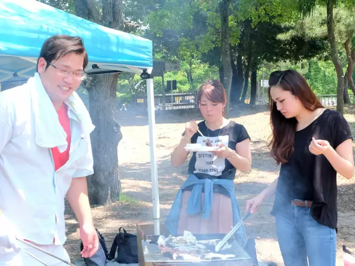 BBQなど社外レクレーションが多数あります♪