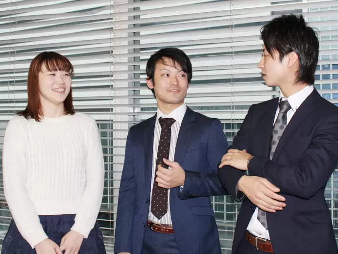 社内は風通しの良い環境！営業とコミュニケーションがとりやすいのが特徴です。