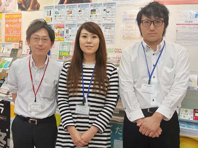 どの店舗も和気あいあい！性別や年齢の垣根を感じない仲の良さです♪