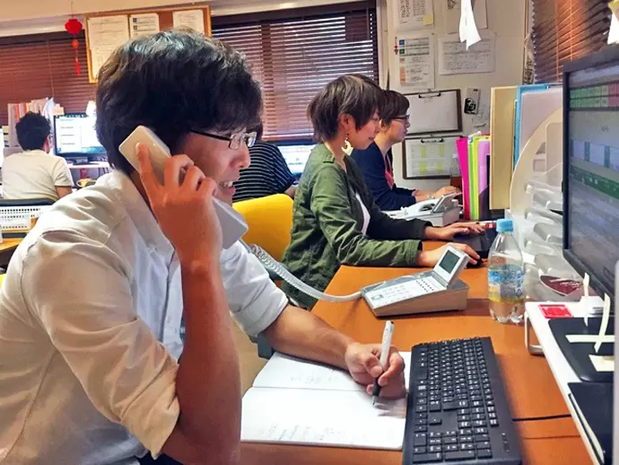 電話・メールの対応、お客様の受付対応など、事務サポートをお願いします。