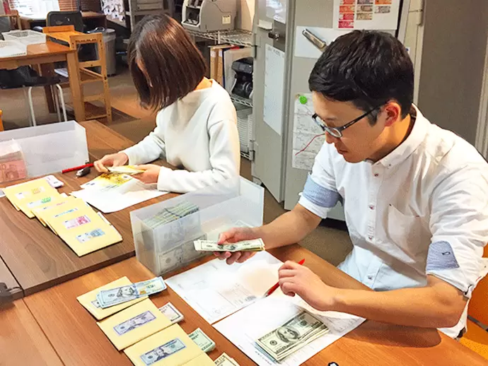 配送前のチェックも大事な作業の一つです。