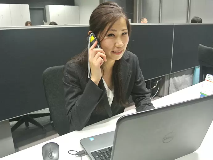 女性が多く在籍する当社。今後は女性比率を4割程度まで上げる予定です。