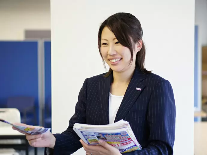 不動産業界が未経験でも彼女のように成長できる環境