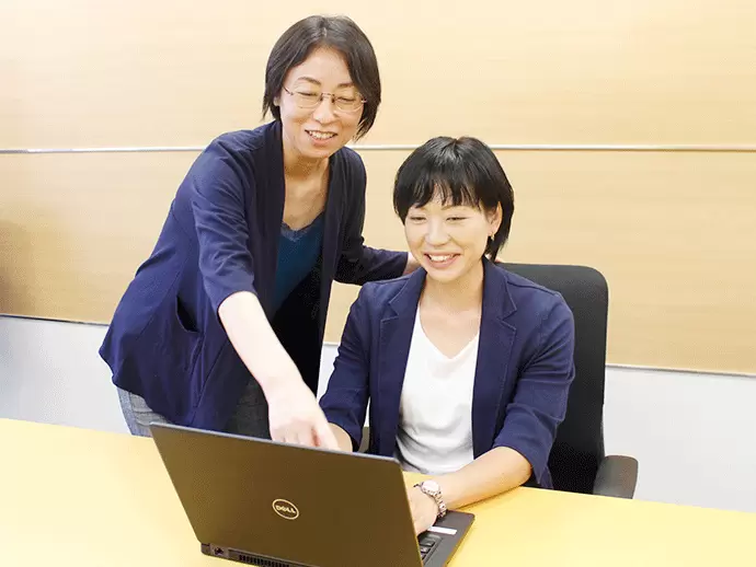 未経験の方でも先輩社員がしっかりサポートしますので安心してください。