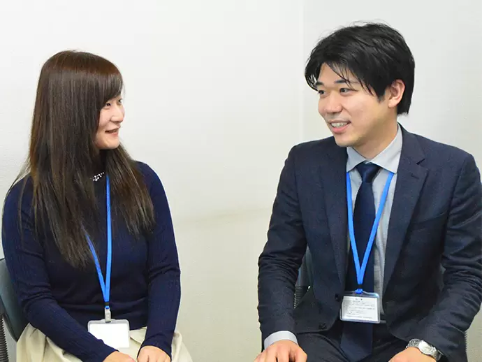 経験豊富な先輩社員があなたをサポートします！