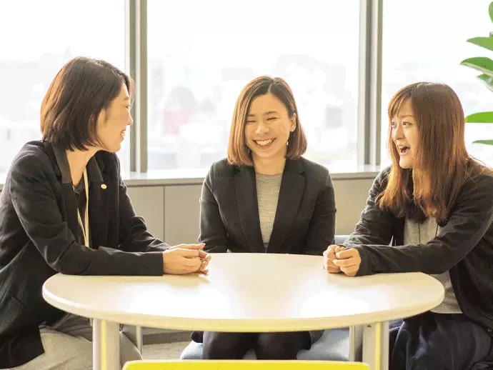 女性積極採用中！働きやすい環境づくりを進めています。