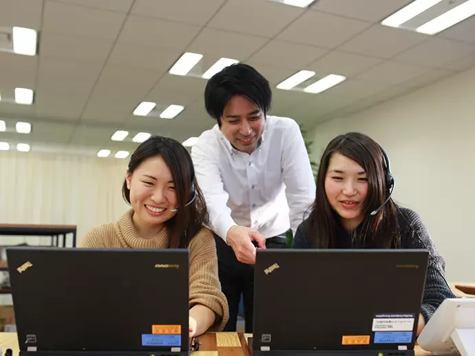 充実のサポート体制！教育もしっかり行います。