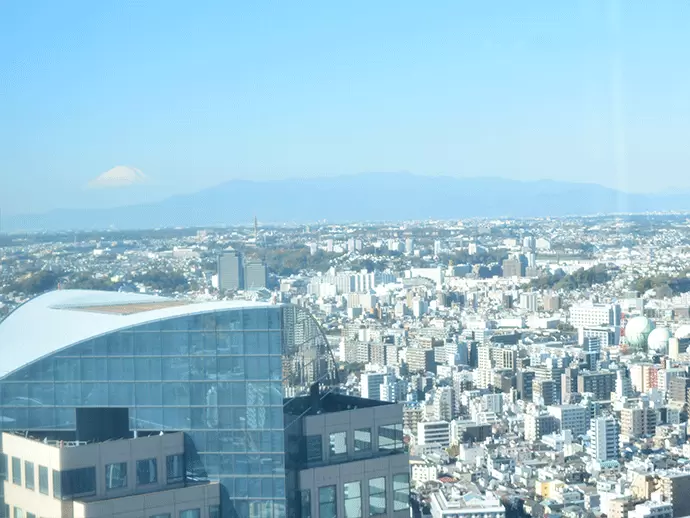本社から見える風景がコチラ！ランドマークタワーの40階です！