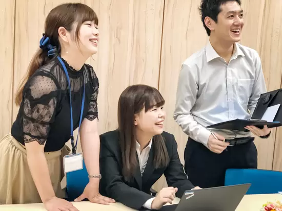 同期と一緒にスタート可能！入社後は研修があるので、安心してスタートできます。