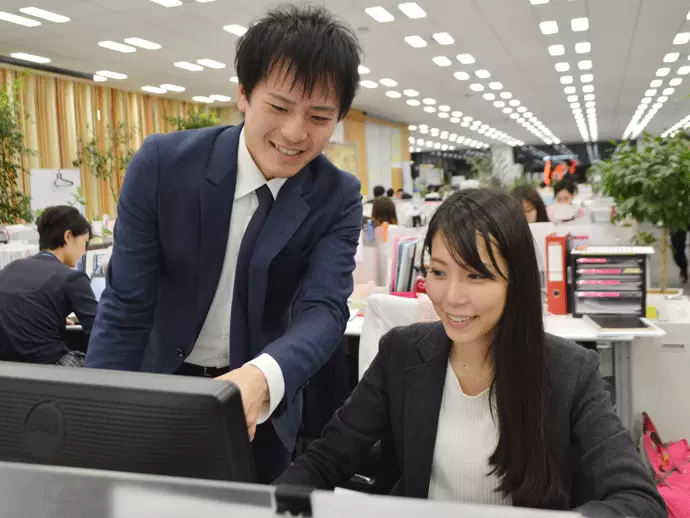 先輩が全力でサポートしますので、意欲があれば活躍のチャンス！