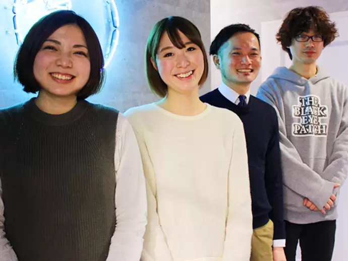 20～30代の若手社員が中心のWEB制作会社。フラットな環境でのびのびと働けます。