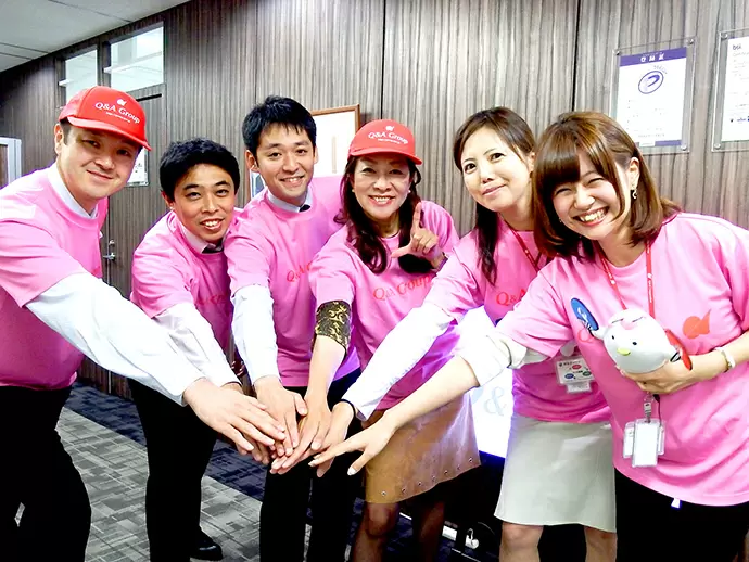 未経験スタートのスタッフが多数活躍中！一緒に頑張りましょう！