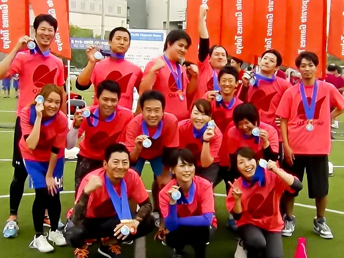 仕事外でもチームプレーは抜群！部活動もいっぱいあります。