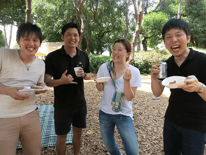 社員の仲もよく、イベントも定期的に開催！コミュニケーションも活発です！