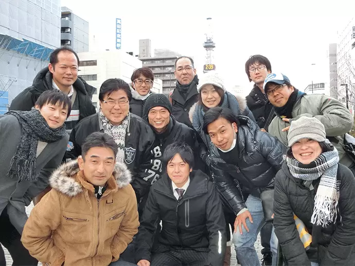 2016年11月に社員旅行で札幌を訪れたときの写真です！