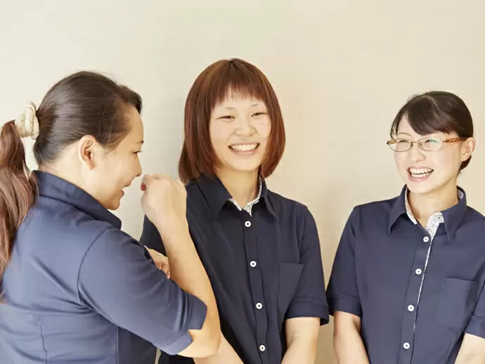 2016年4月にできた施設です。新人のあなたと同じ目線で先輩たちがサポートします。