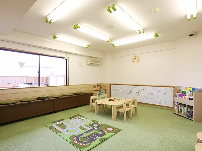 様々な「学び」「遊び」に適した教室。
