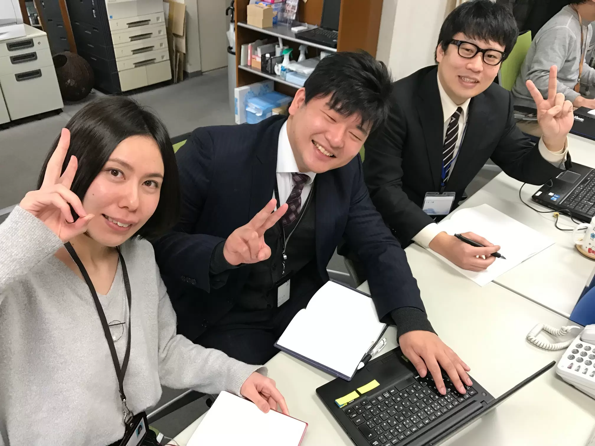 優しい先輩しかいません(笑)。わからない時は頼ってください。ほんとにいい環境なんです。
