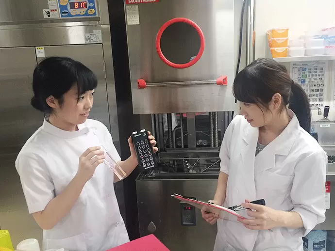調理場の衛生を保つことも私たちのミッションです。