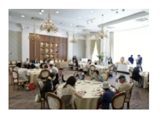 当社主催イベントの風景。クライアントの要望に合わせて会場選び・演出にこだわります。