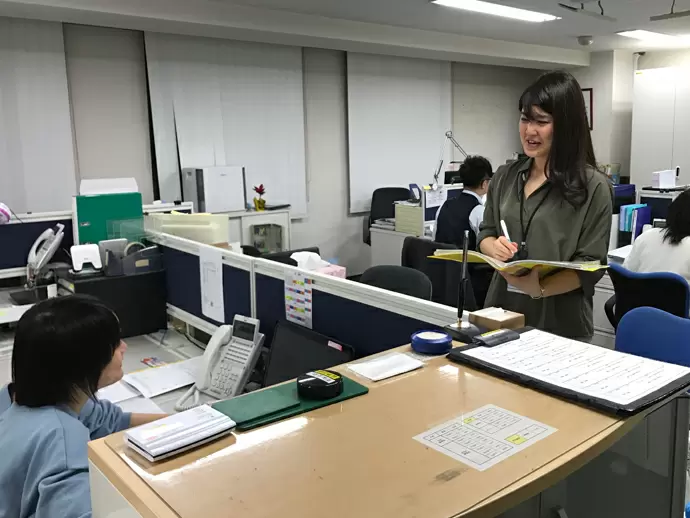 社員同士の距離も近く、わからないことはすぐに聞けるので、未経験でも安心して働ける環境です。