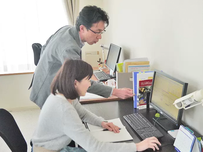 疑問はしっかりと解決できる環境です◎安心して取り組んでください！