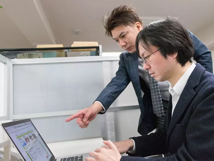 入社後は先輩社員が丁寧にフォローします。安心してチャレンジしてください！
