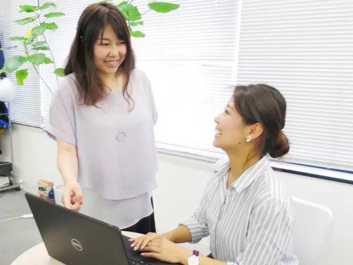 9割の社員が業界未経験から入社。同じような不安や悩みを経験済みなので、あなたをしっかりフォローします