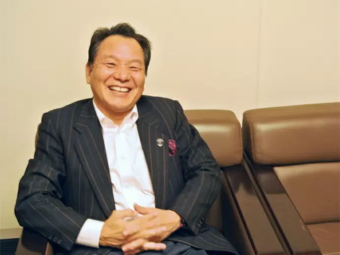 代表取締役社長・堀内。「面接でお会いしましょう！」