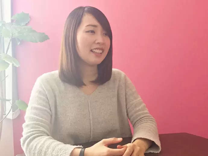 入社１年目のIさん。「面接時の明るい雰囲気に惹かれて入社を決めました！」