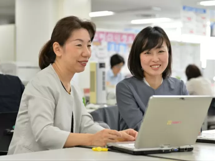 頼れる先輩職員が多数在籍。万全の教育体制です。