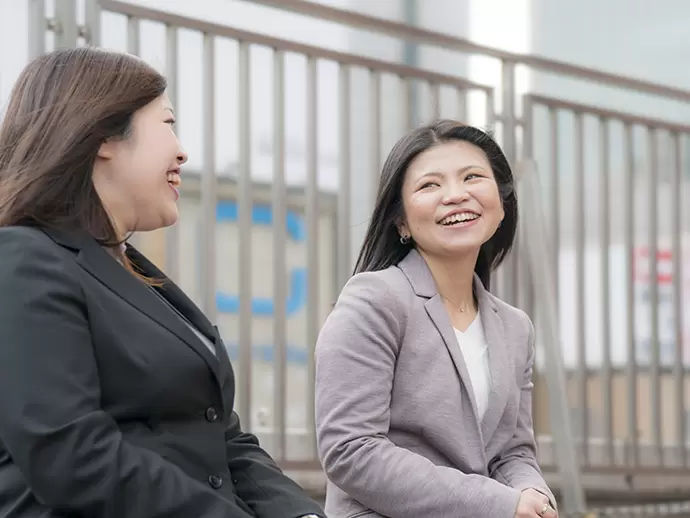 女性社長だけに、女性がずっと働ける環境づくりをめざしています！