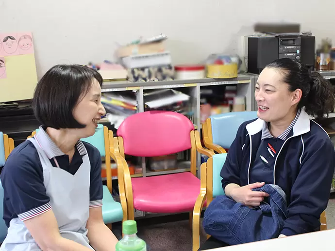 ベテランのスタッフによるサポート体制は万全！介護の実務経験がない方でも安心してスタートできます。
