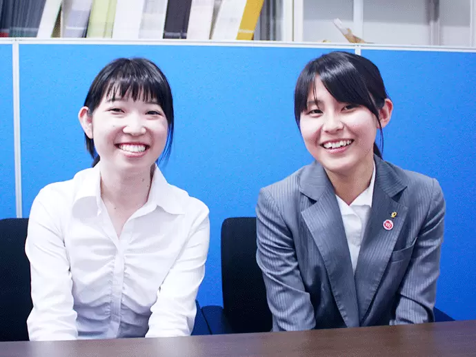 営業経験を通じて自分自身を成長させられる環境です。
