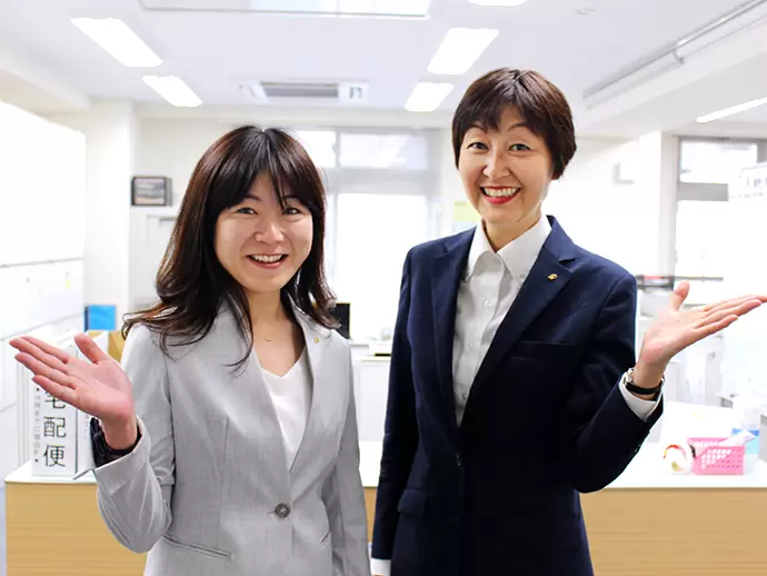 仕事の話はもちろん、子育ての悩み、心や体のケアなど、同性だからこそ話せる仲間があなたを支えます。