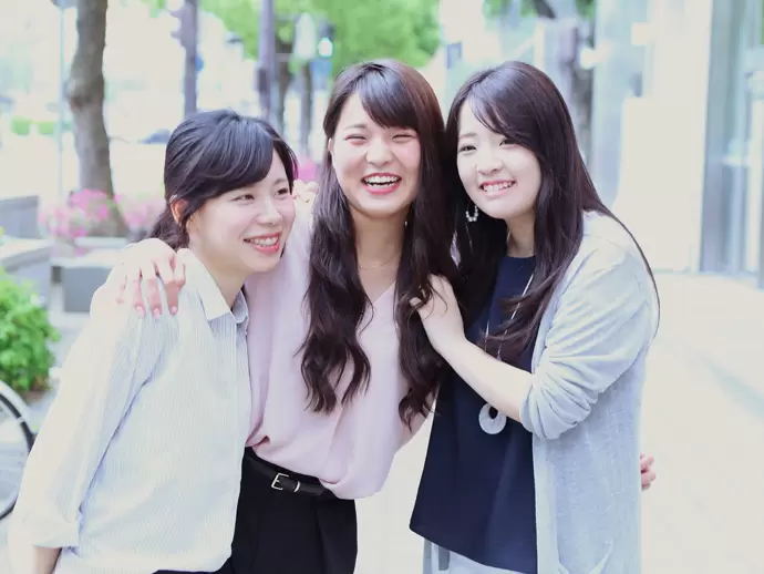お客様はもちろんスタッフも含め、当社に関わる全ての人が「笑顔」でいられる会社を目指しています。