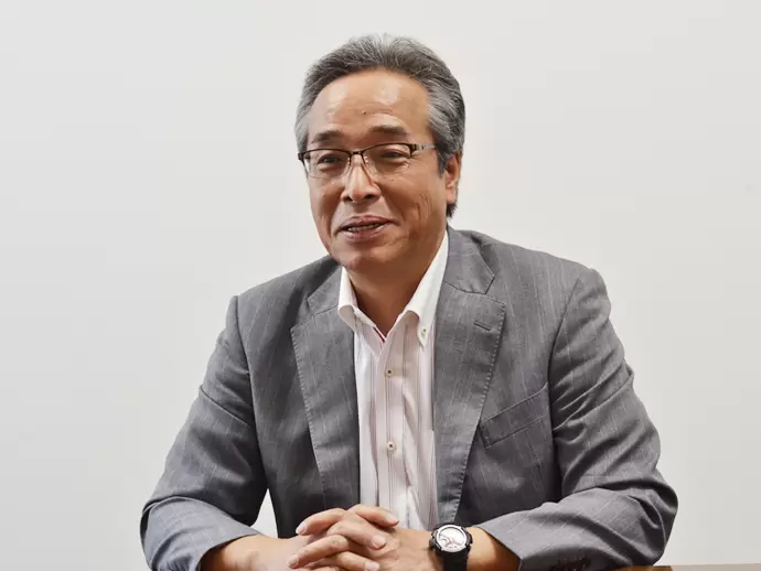 「チームワークを大切にしながら活躍してください」事業部部長／山本
