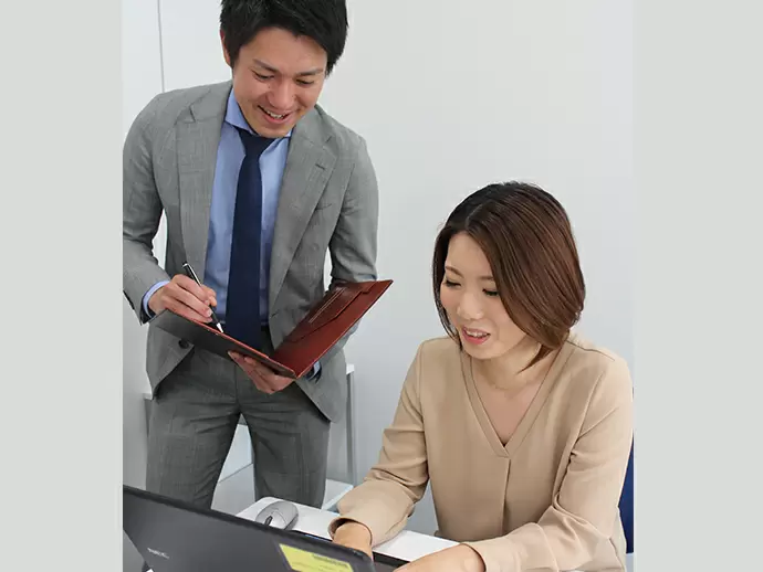 わからないことは先輩に気軽にご相談ください！
