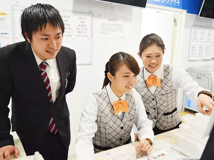 わからないことがあれば気軽に聞ける職場環境。先輩が丁寧にお教えします！