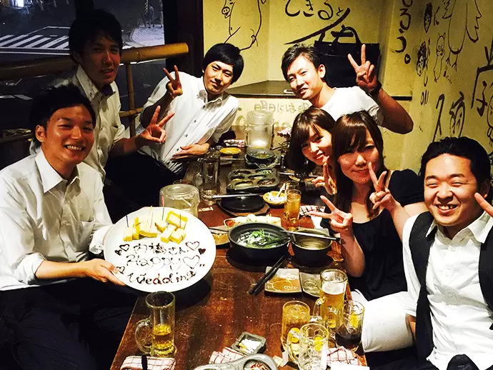20代～30代が中心メンバー！社内サークルや飲み会などもおおいに盛り上がります♪