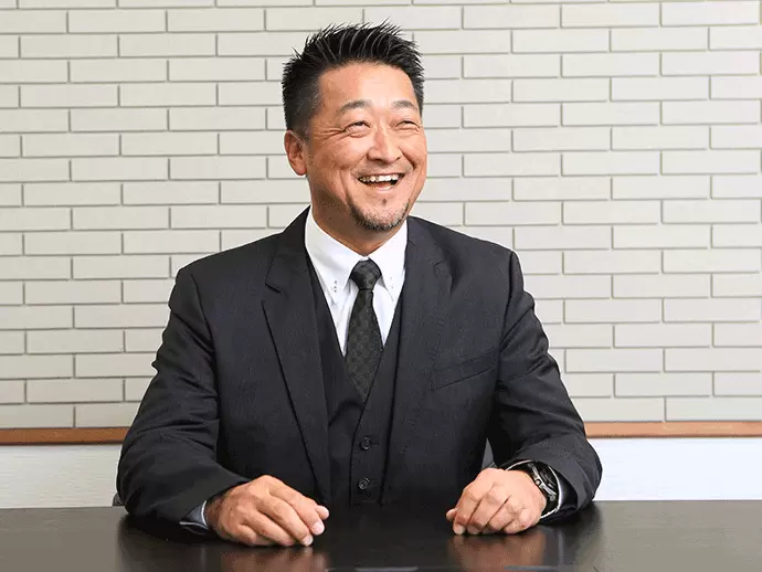 社員が仕事に打ち込める環境作りを心がけています(代表取締役　江崎　博俊)