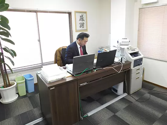 社長との距離も非常に近いのは魅力。現場の声に耳を傾け、働きやすい環境づくりに注力しています。