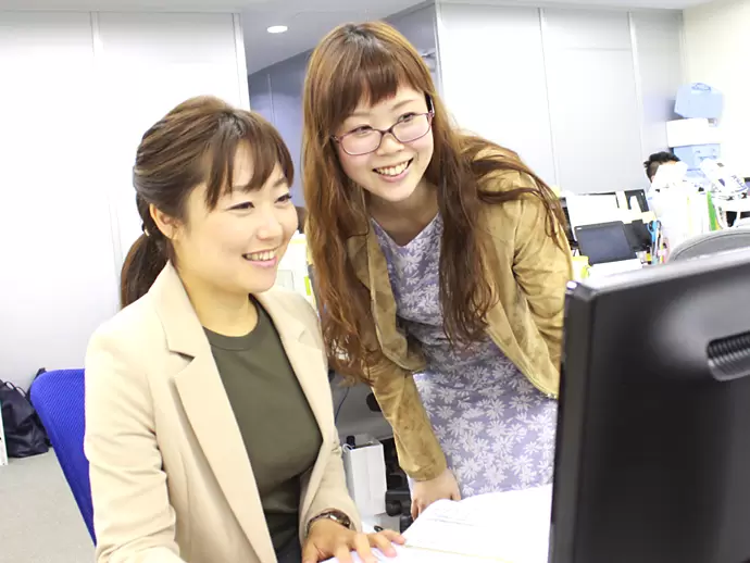 先輩社員が丁寧に教えますので、徐々にステップアップしていきましょう！