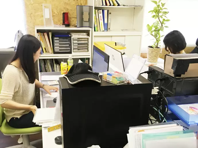 20代が多い社内で、活気があります！