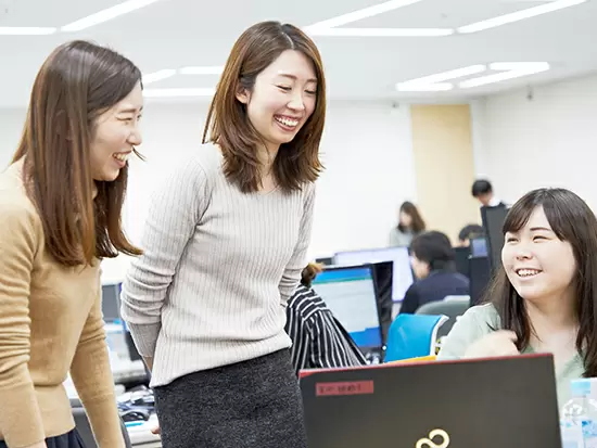 充実した研修があるので未経験の方でも安心して業務に臨めます。