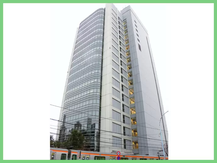 本社のあるインテグラルタワーは荻窪で一番高いビル。16Fからの眺めは都内の高層ビル群・富士山など抜群！