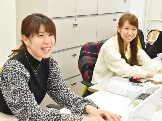 先輩の手厚いサポートがある環境で、キャリアアップを実現してください。