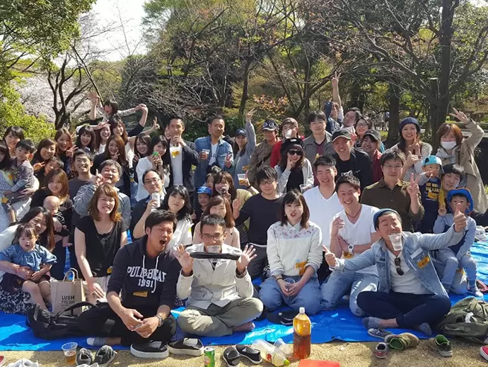 お花見やBBQなど、社内イベントも豊富にあります♪